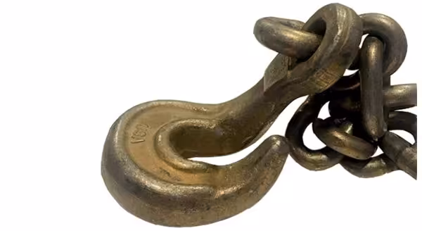 زنجیر یک سر قلاب سایز 8