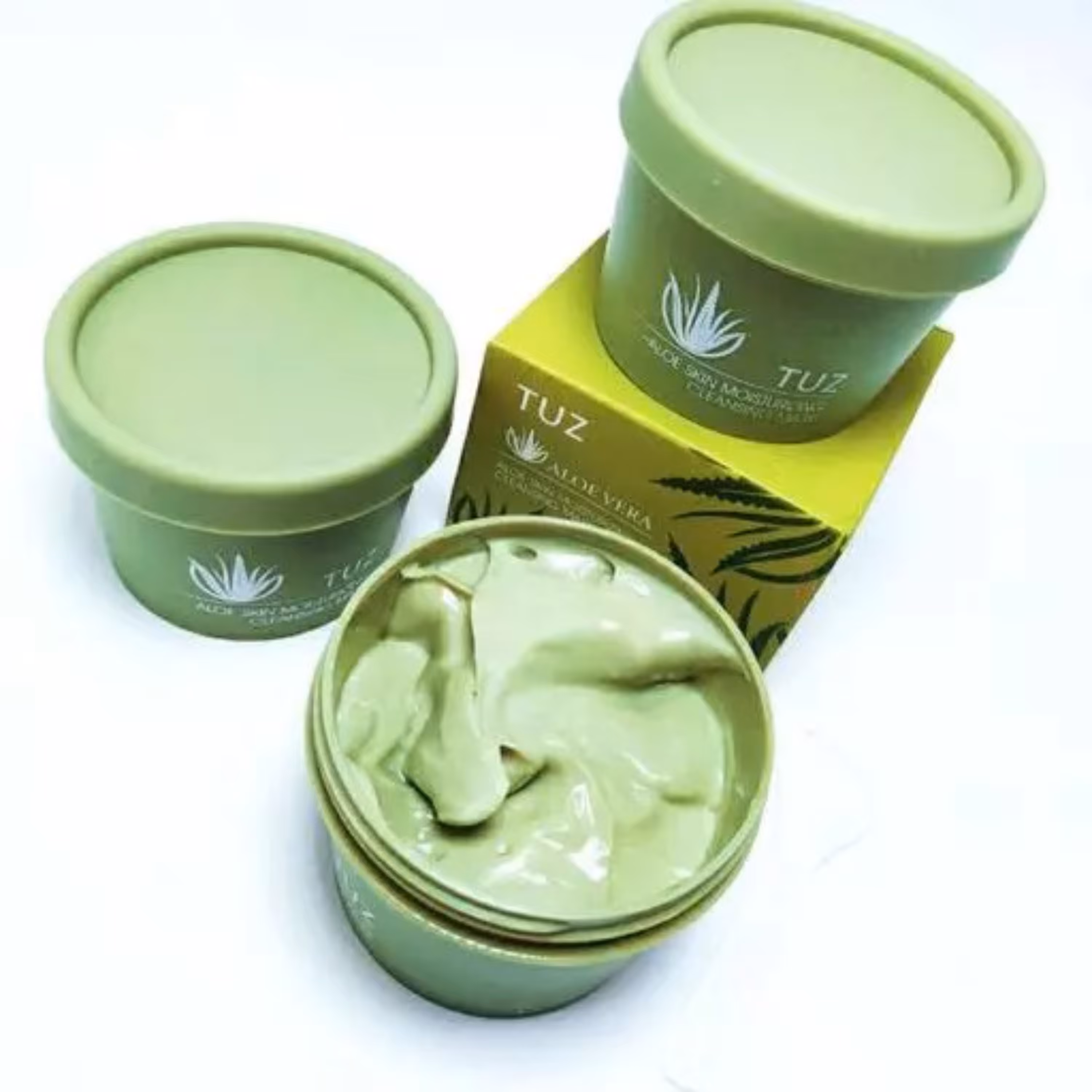 ماسک گچی مرطوب کننده و پاکسازی آلورا برند توز TUZ