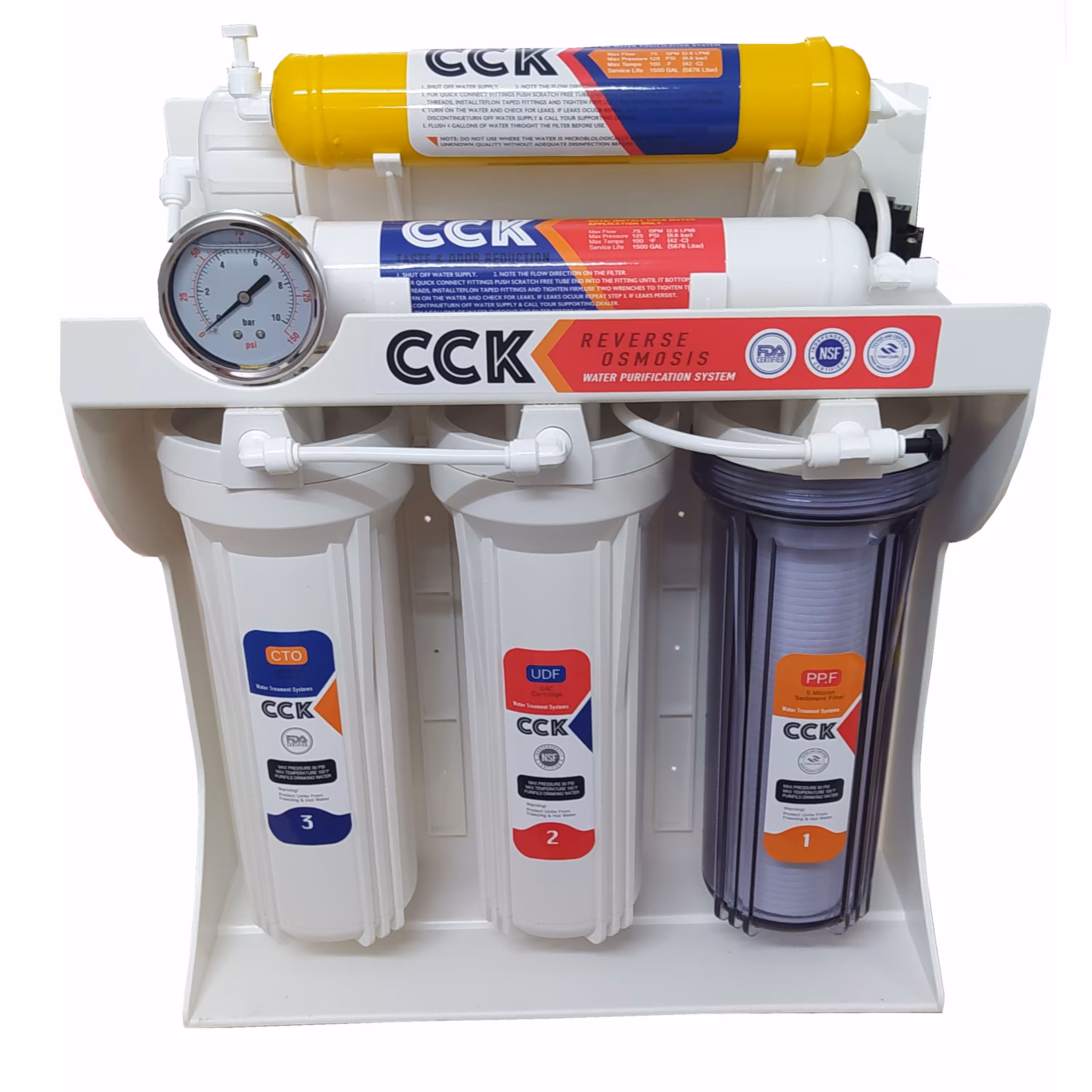 دستگاه تصفیه آب شیش مرحله سی سی کا  cck ایران با پمپ سنگین با گارانتی یکساله