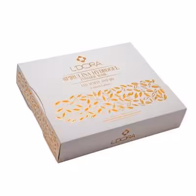 ماسک پودری اسپیرولینا هیدروژلی حاوی سفیده تخم مرغ و کیوتن 5 عددی