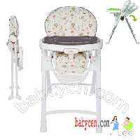 صندلی غذا گراکو با روکش ضدحساسیت و تنظیم ارتفاع و خواب کامل و چرخدار Graco Baby High Chair Coco