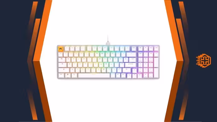 کیبورد با سیم گیمینگ Glorious GMMK 2 96% – سفید