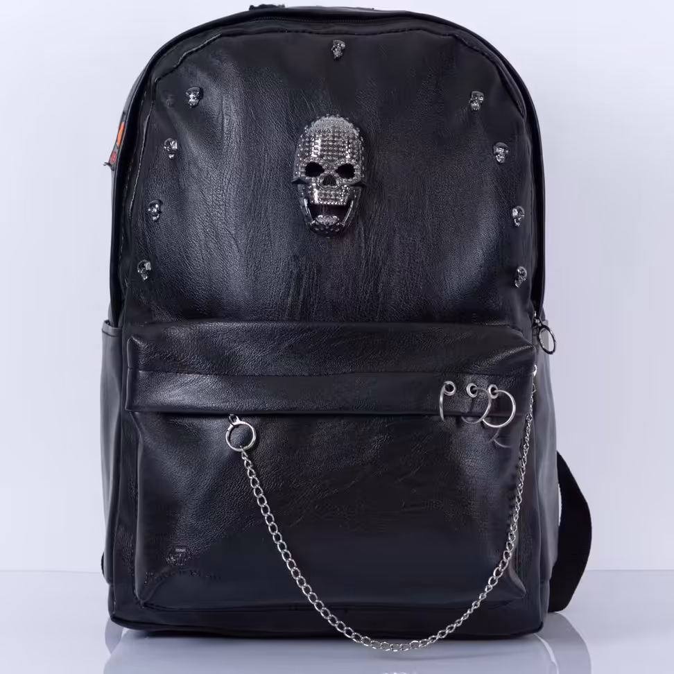 کیف کول پشتی چرمی اسکلت یراق دار فوق با کیفیت عالی مناسب همه سنین جنسیت ندارد خفن ارسال رایگان