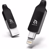 آدام المنتس فلش مموری لایتنینگ مدل iKlips DUO Plus ظرفیت 32 گیگابایت مشکی - Hiapple.ir
