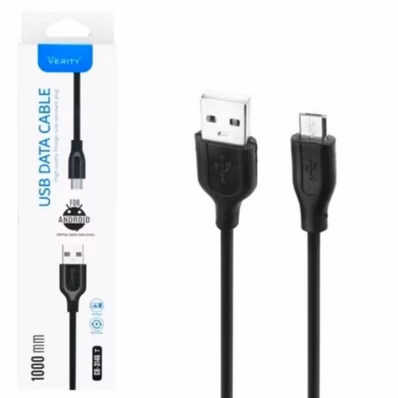 کابل تبدیل USB به USB-C وریتی مدل CB 3146T-W طول 1متر