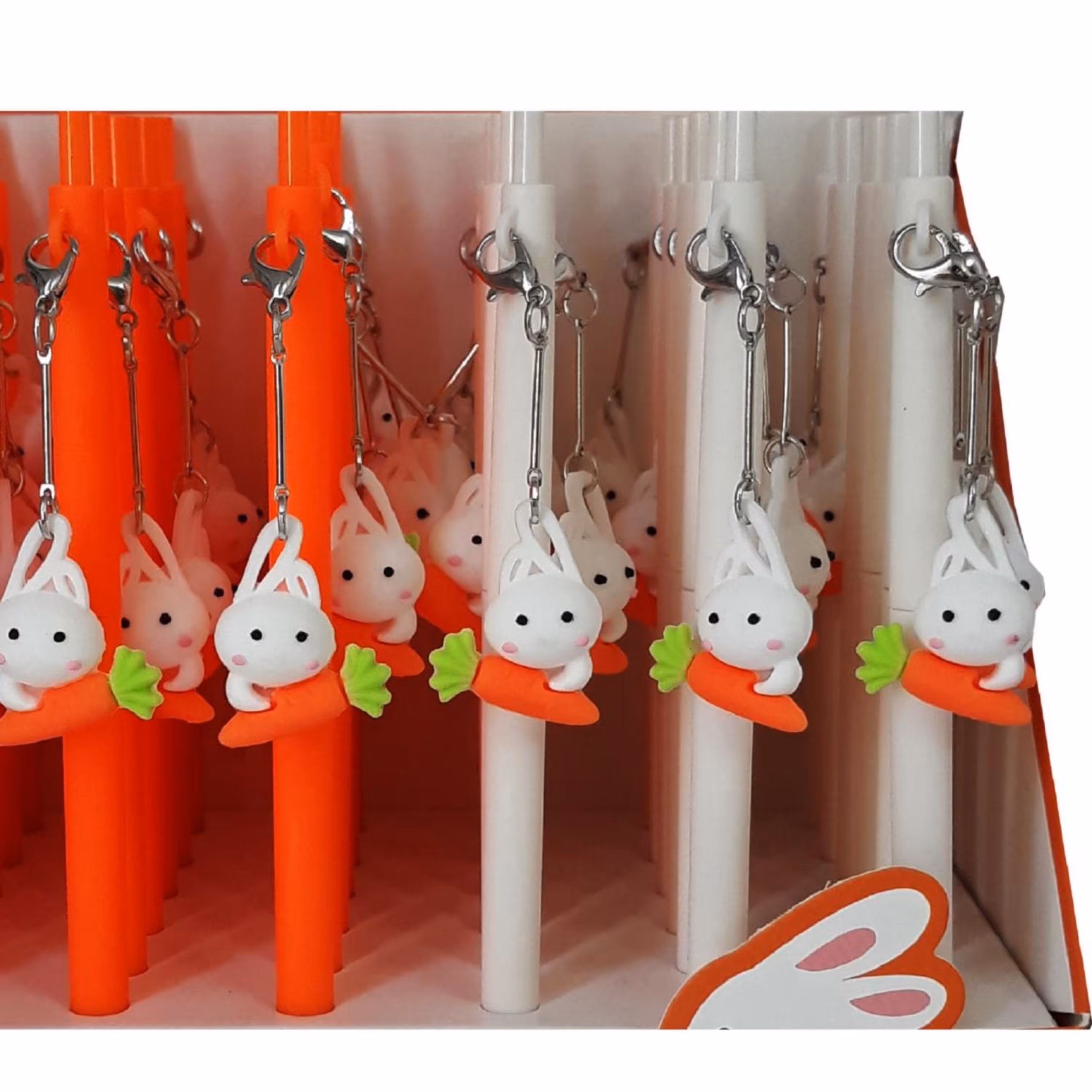 مداد نوکی طرح آویزدار خرگوش رنگ سفید