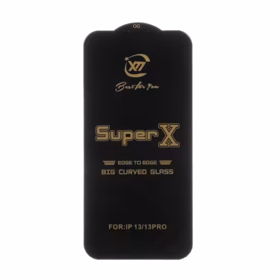 گلس گوشی درجه یک Full Cover Super X برای iPhone 13 / 13 Pro / 14
