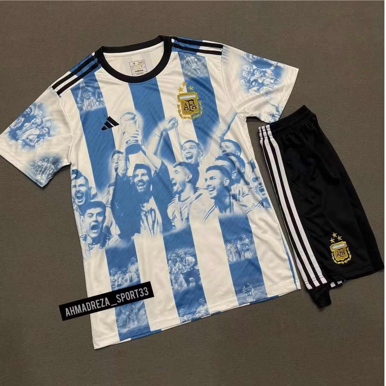تیشرت شورت ارژانتین سه ستاره