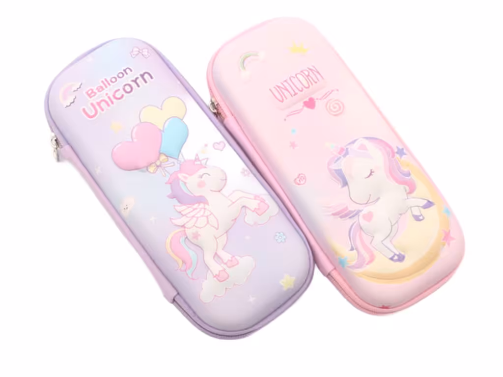 جامدادی طرح برجسته اسب تک شاخ