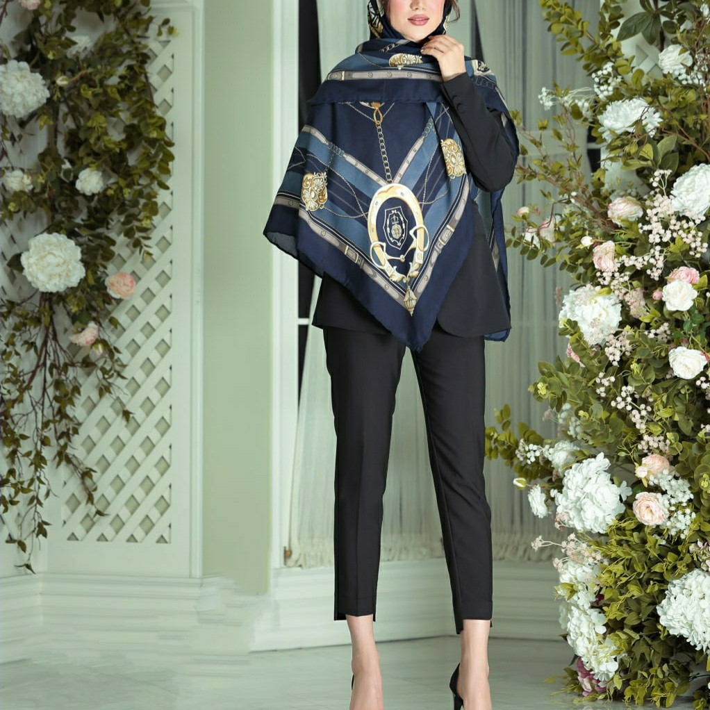 روسری نخی گارزا مجلسی تابستانه