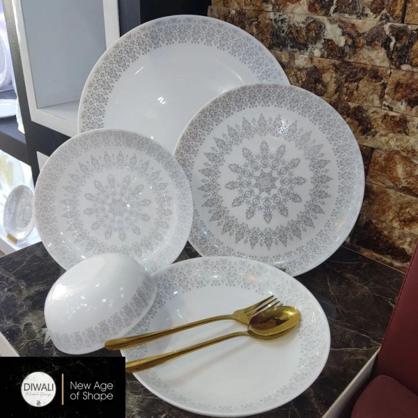 سرویس 26 پارچه 6نفره غداخوری آرکوپال دیوالی گرد