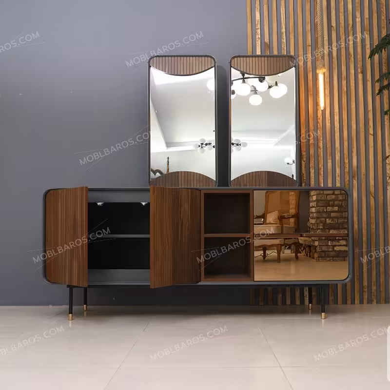 میزآینه کنسول جدید مدرن هلن (ارسال با باربری پس کرایه)