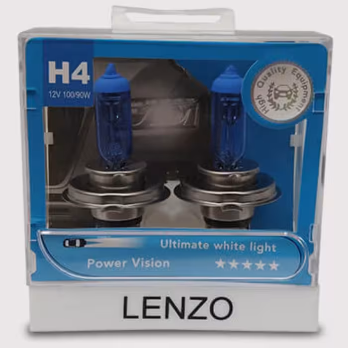 لامپ طرح زنون یخی بسته 2 عددی پایه H4 