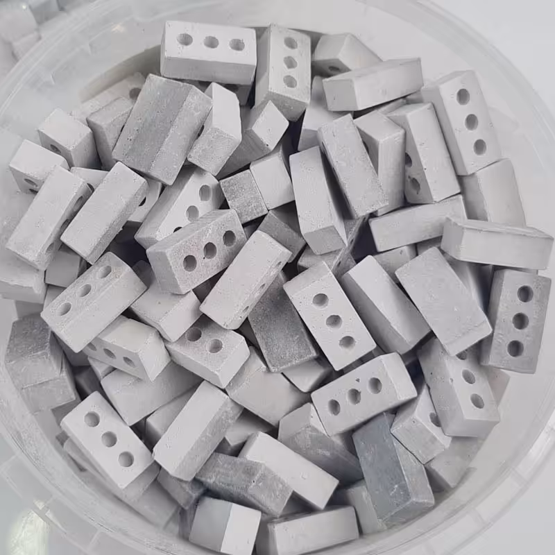 آجر فشاری فله ای 200 قطعه ای اشل طوسی ESHEL کد 091677