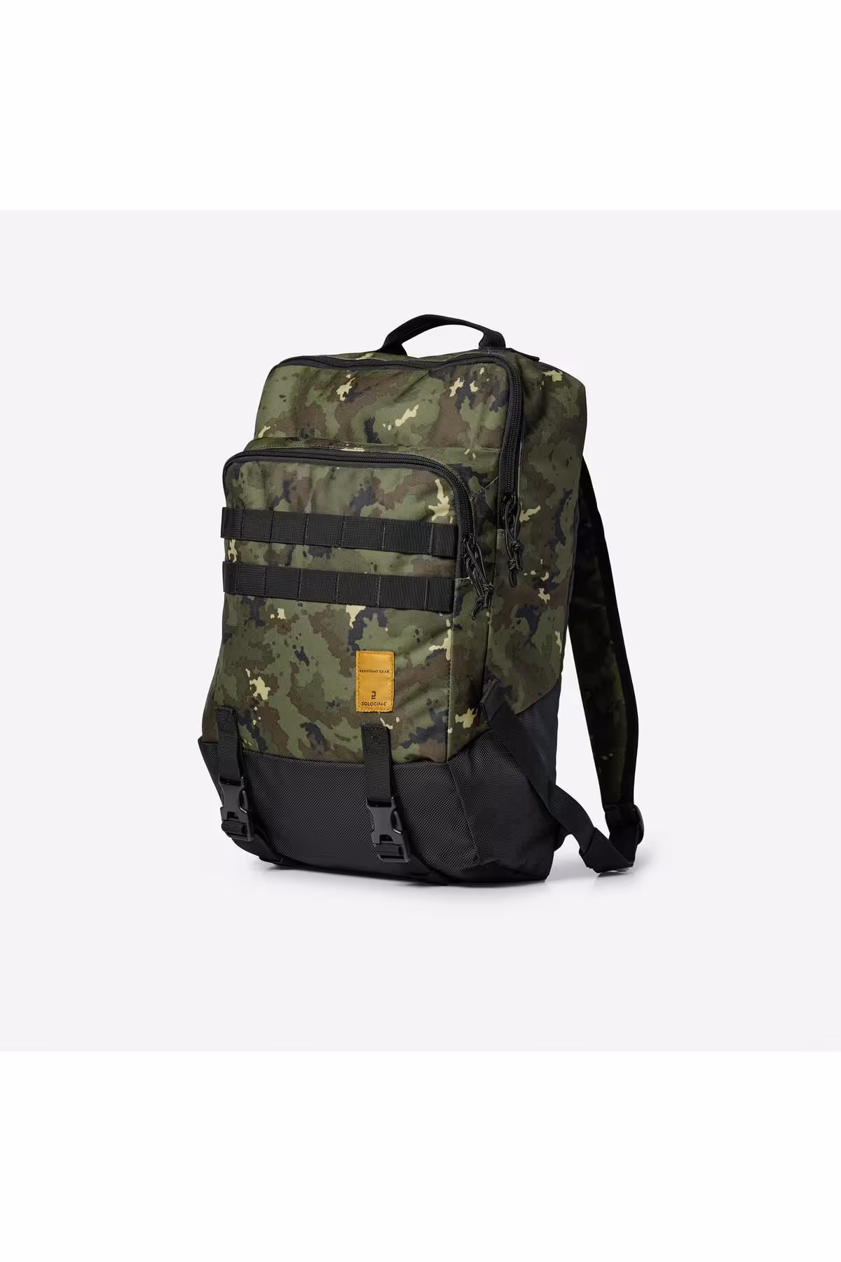 کوله پشتی سبز مردانه و زنانه 20L شکار مشاهده طبیعت الگوهای الگوی باتلاق 100 Decathlon