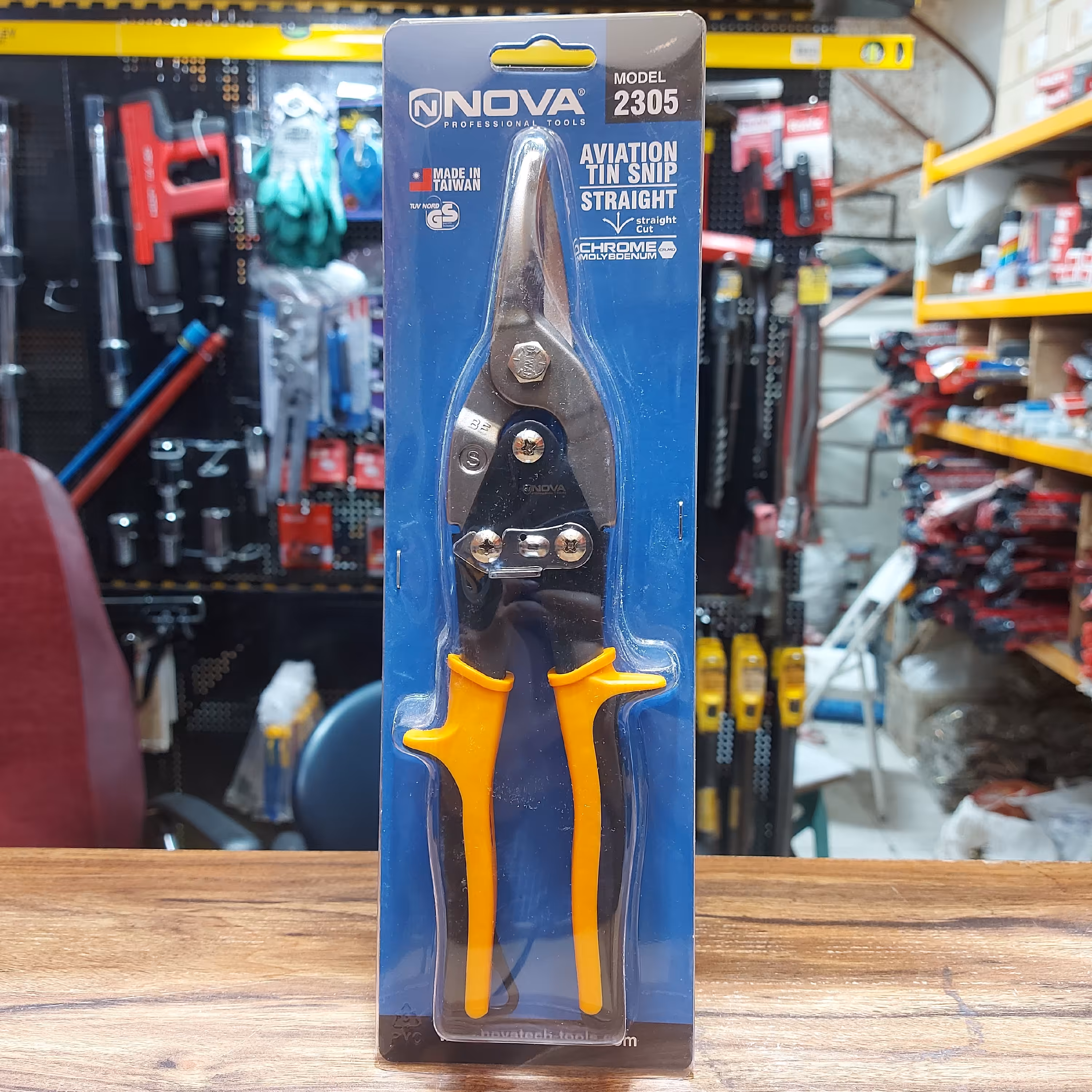 قیچی مستقیم بر - ورق بر کناف برند نوا مدل 2305 ساخت تایوان