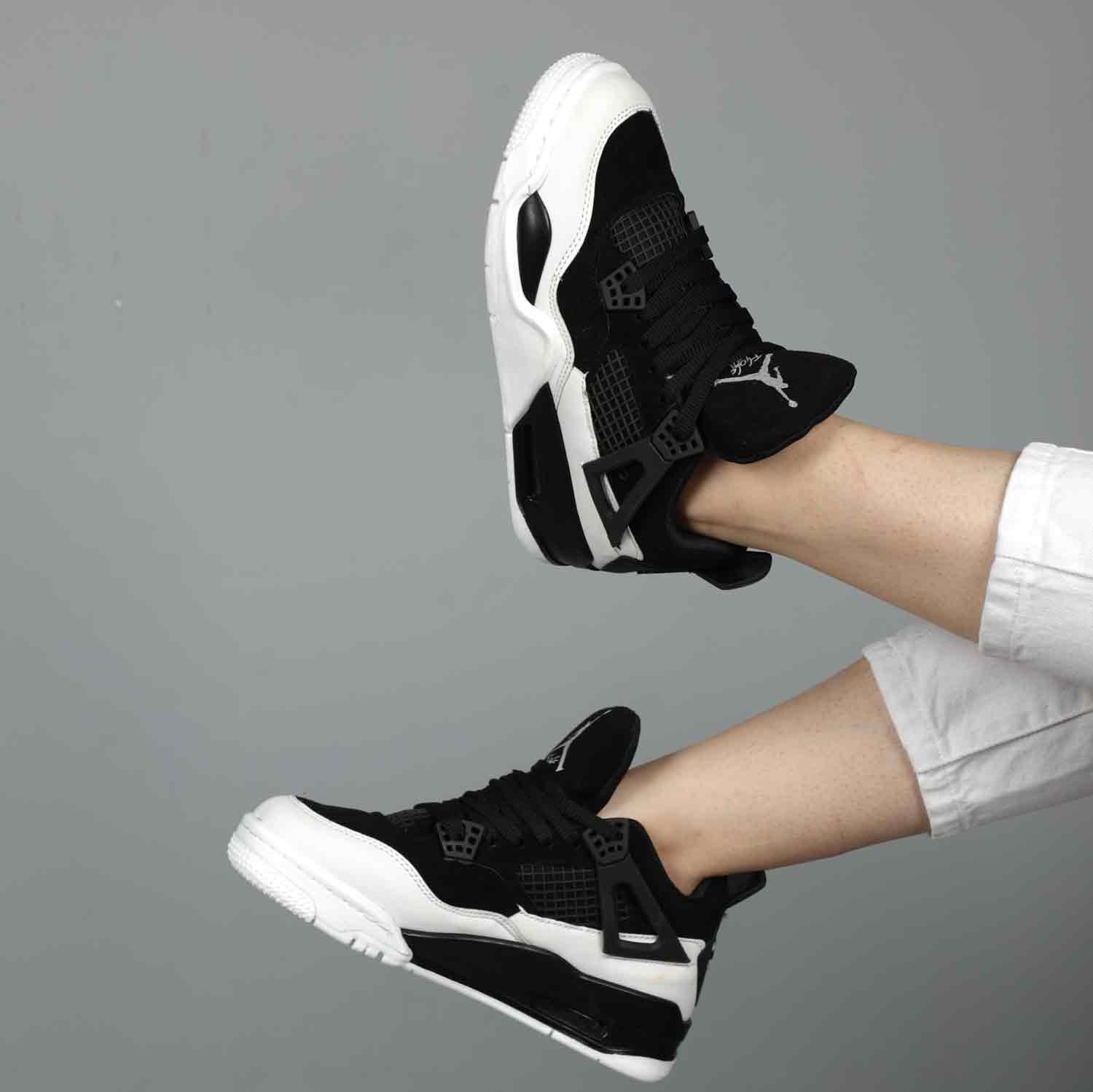کتانی زنانه نایک ایر جردن NIKE مشکی لاکچری اسپرت