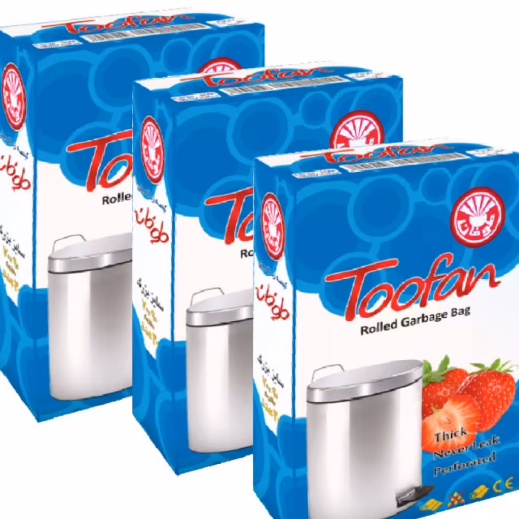 کیسه زباله 3 رول سایز بزرگ (طوفان)