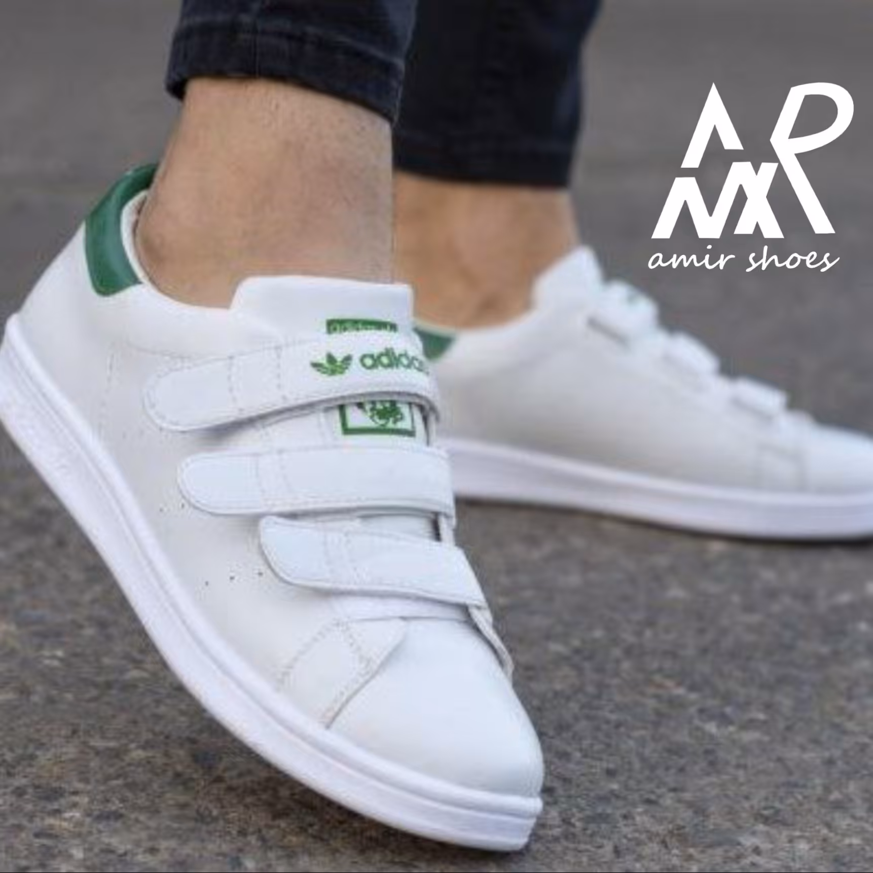 ونس سه چسب مردانه استن اسمیت آدیداس کیفیت اصلی