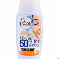 کرم ضد آفتاب SPF50 پوست خشک و حساس پیکسل