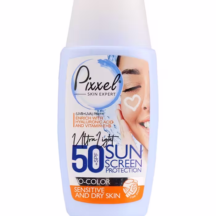 کرم ضد آفتاب SPF50 پوست خشک و حساس پیکسل