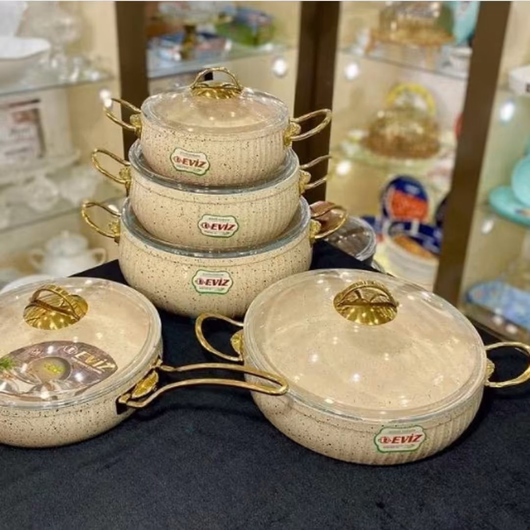 سرویس چدن 9پارچه اویز در 5 رنگ