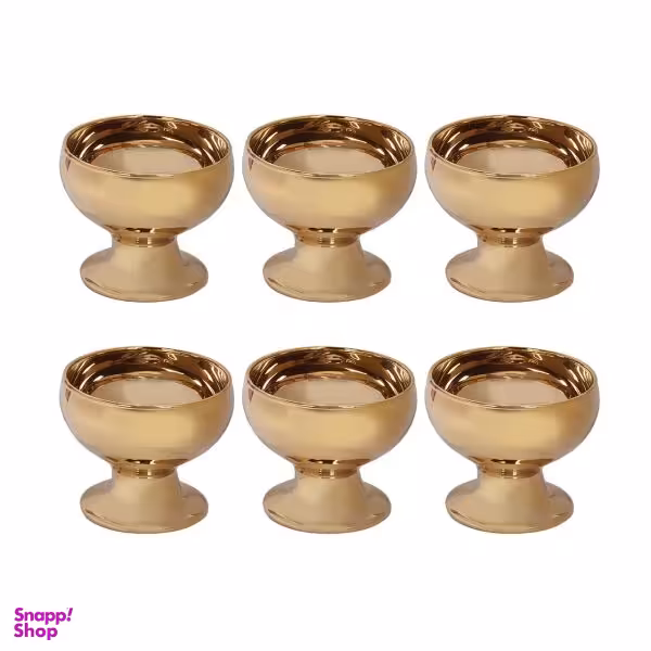 بستنی خوری بلور کاوه (Kaveh Crystal) مدل Nicole بسته 6 عددی