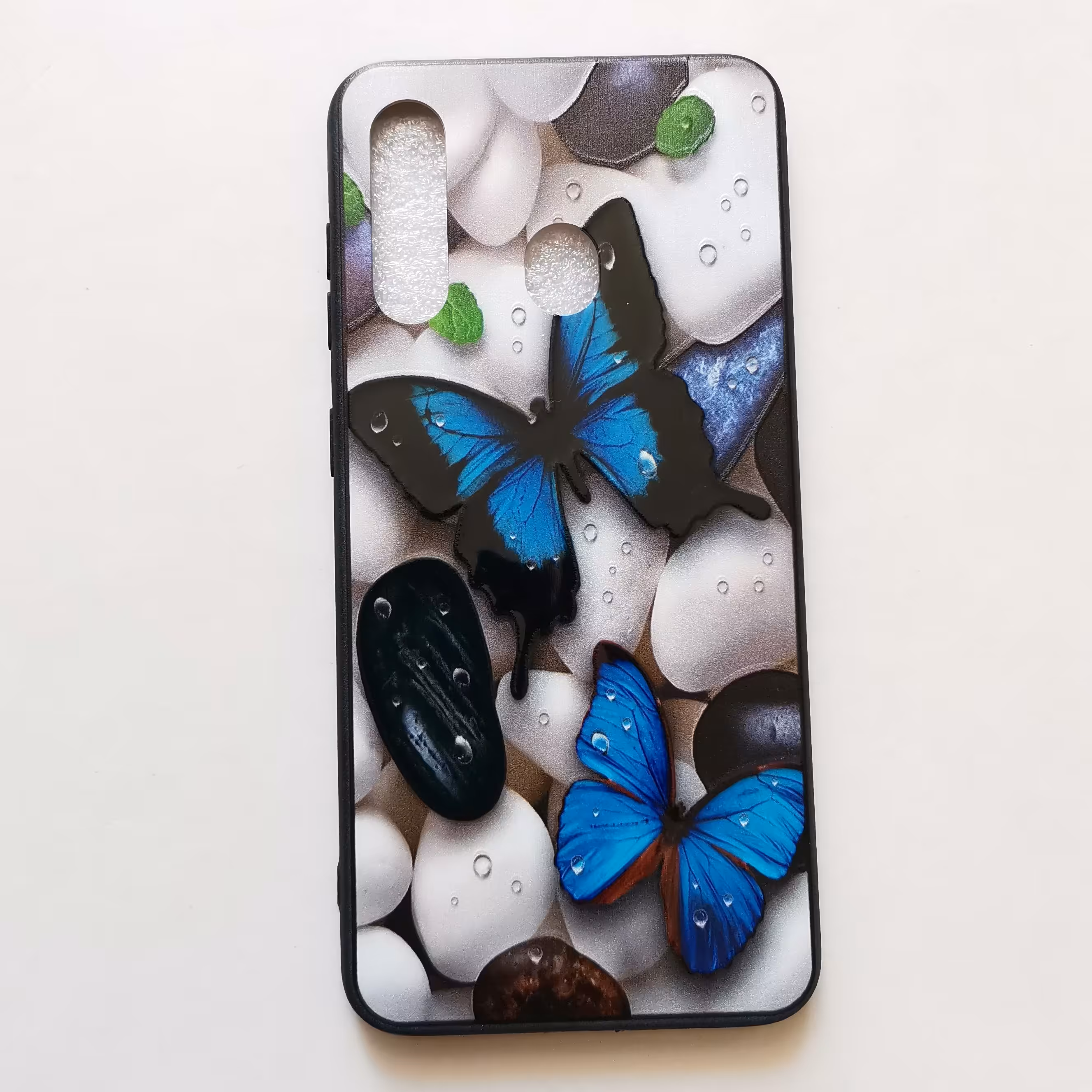 قاب طرحدار چاپ درجه یک طرح پروانه گوشی سامسونگ A60