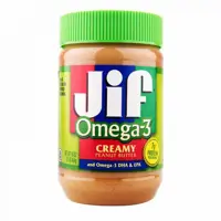 کره بادام زمینی جیف jif مدل Omega-3