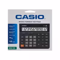ماشین حساب کاسیو مدل DH-12-BK