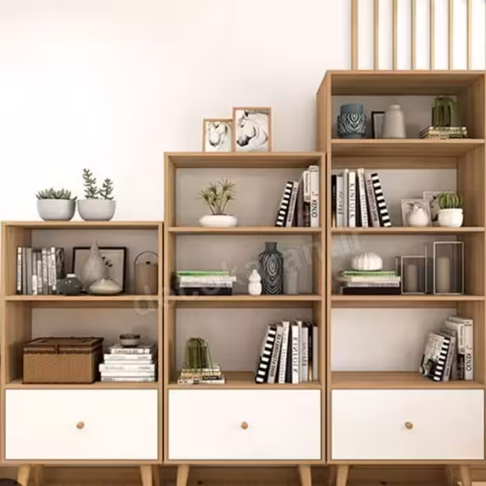 کتابخانه سه تیکه خاص تمام ملامینه