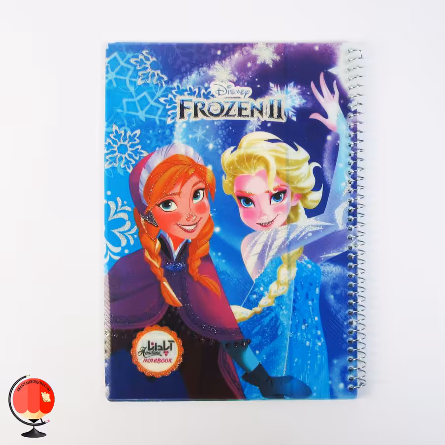 دفتر نقاشی 50 برگ سیمی طرح السا و آنا آپادانا