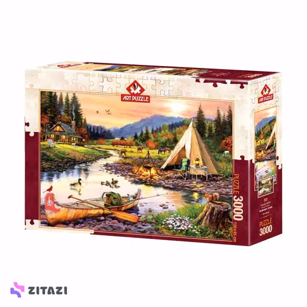 پازل 3000 تکه آرت پازل طرح Camping friends كد 5520