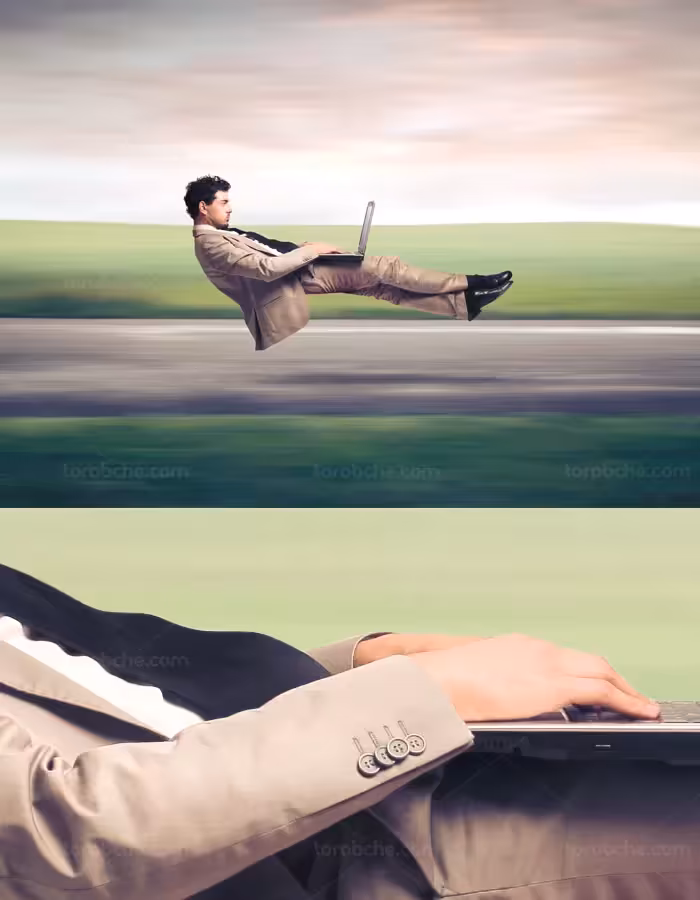 عکس با کیفیت مفهومی سرعت اینترنت - گرافیک با طعم تربجه