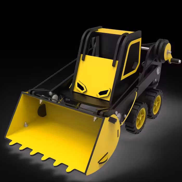 ماشین بابکت ( دستی و بدون کنترل )
ساختنی - آموزشی