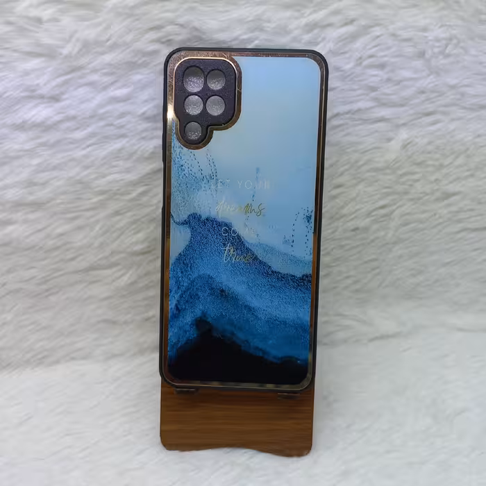 گارد فانتزی A12 مدل پشت گلس محافظ لنزدار مناسب گوشی سامسونگ A12 طرح دریا
