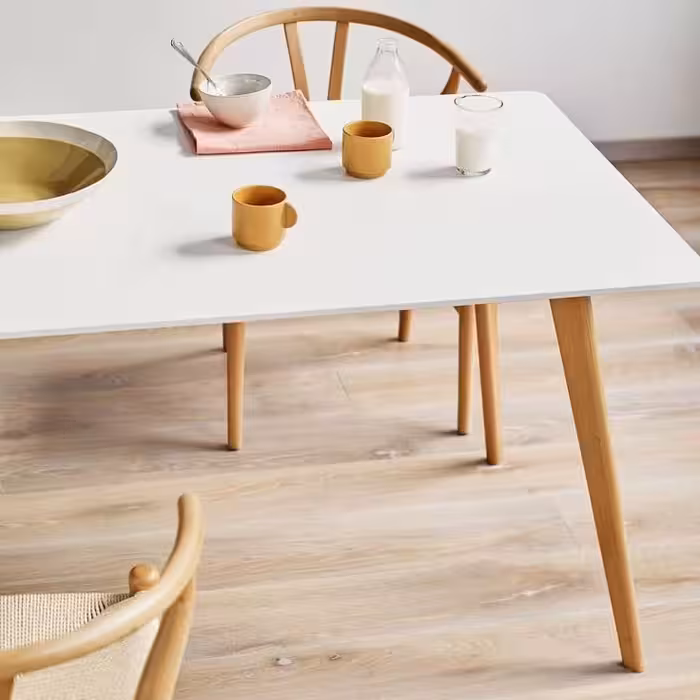 میز نهارخوری شش نفره مستطیلی 120 در 80 ، برند آفا