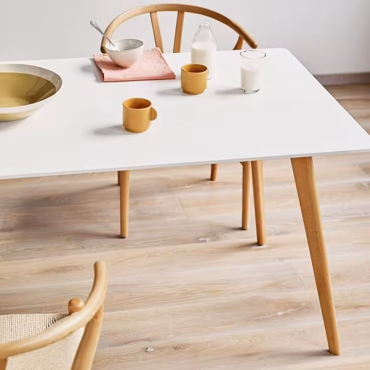 میز نهارخوری شش نفره مستطیلی 120 در 80 ، برند آفا