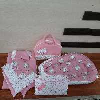 قبل از ثبت سفارش پیام بدید.ست سیسمونی و سرویس خواب نوزاد 6 تکه