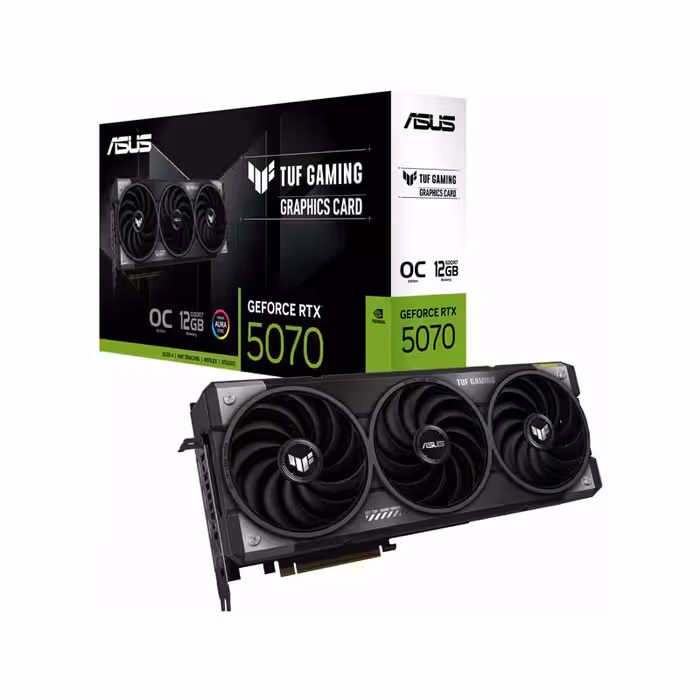 کارت گرافیک ایسوس مدل TUF Gaming GeForce RTX 5070 OC Edition 12GB
