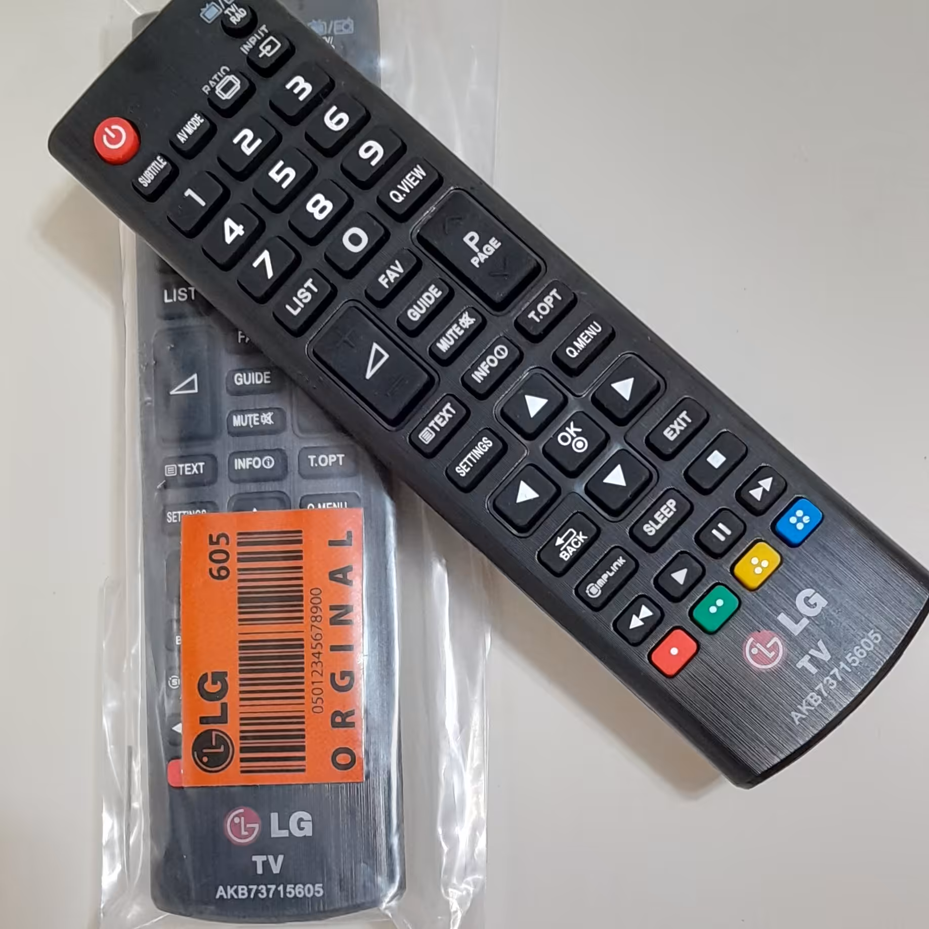کنترل ال جی مدل 605 اورجینال 