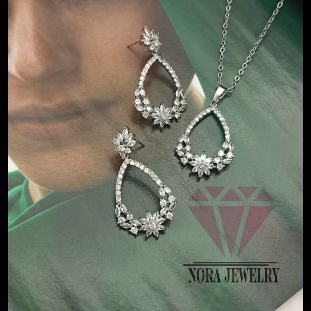 نیم ست طرح گل