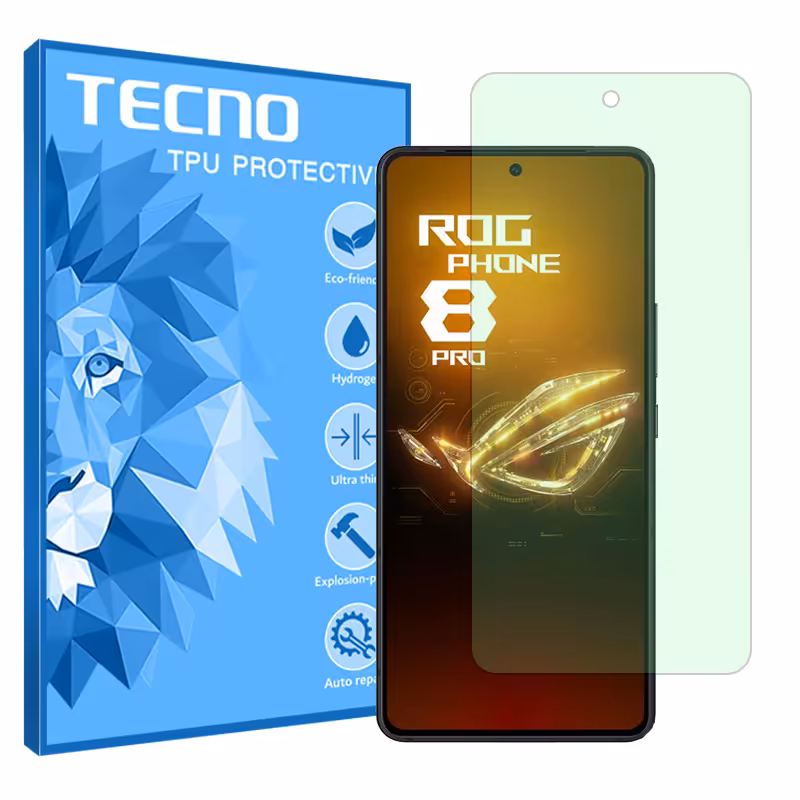 گلس ایسوس ROG Phone 9 Pro مدل گرین لایت برند تکنو کد S