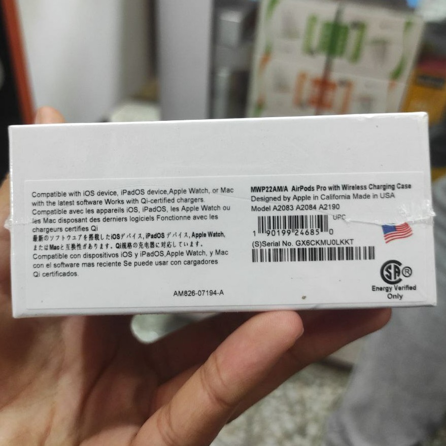 ایرپاد پرو  U.S.A لیبل عرب 