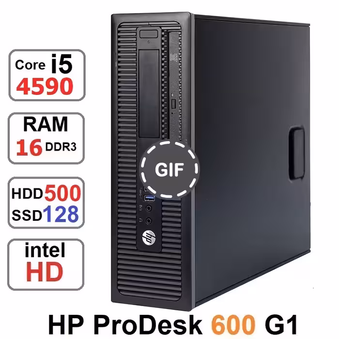 مینی کیس HP ProDesk 600G1 SFF Core i5-4590رم16و128