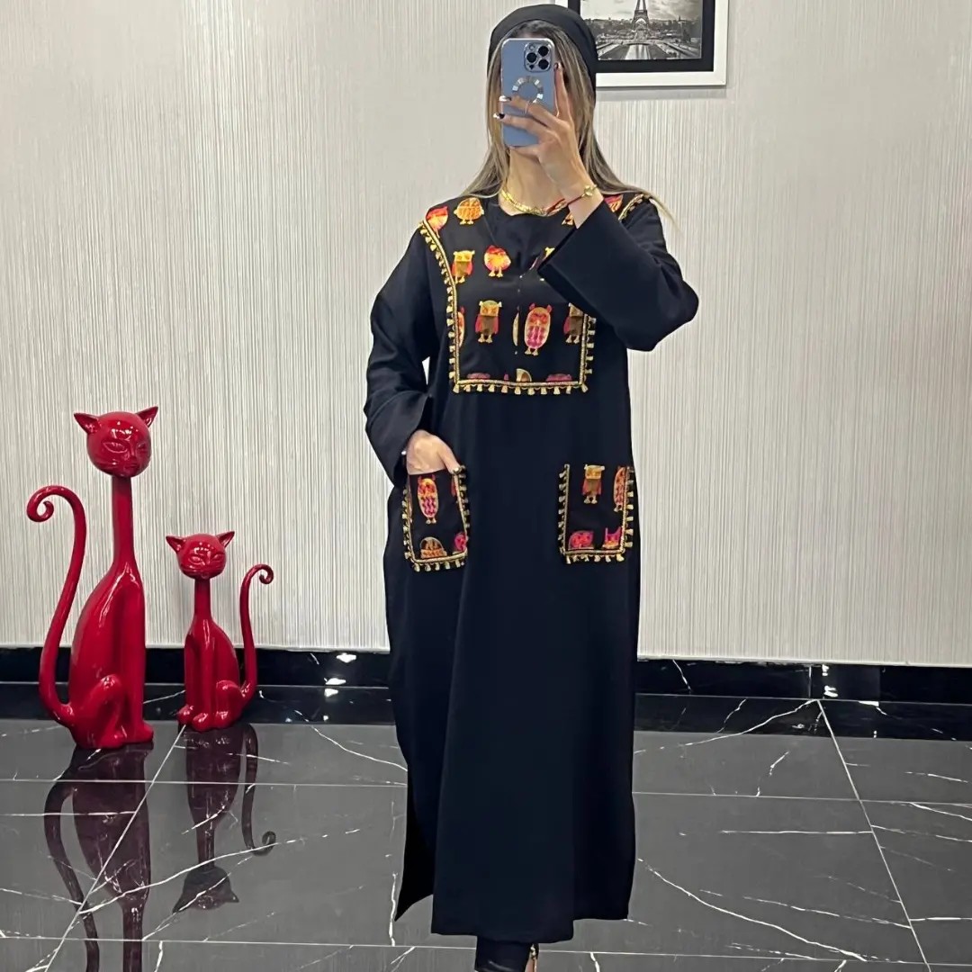 مانتو خامه دوزی مدل بوف