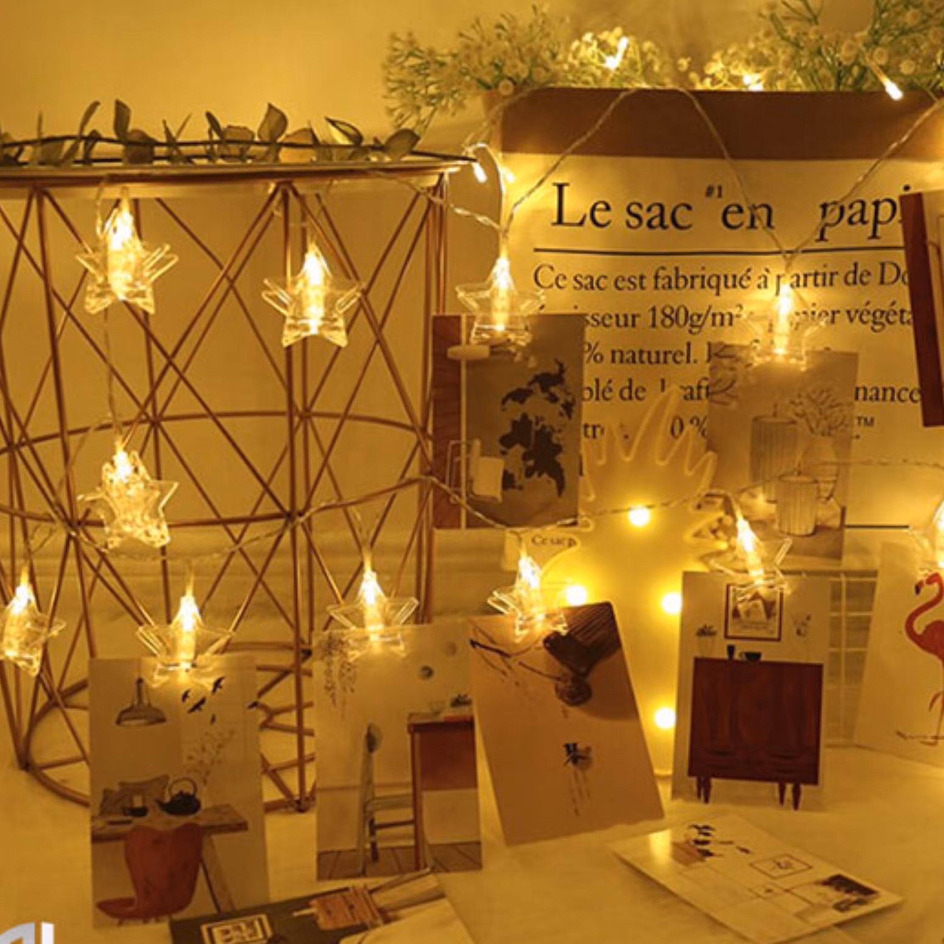 ریسه LED طرح ستاره جذاب