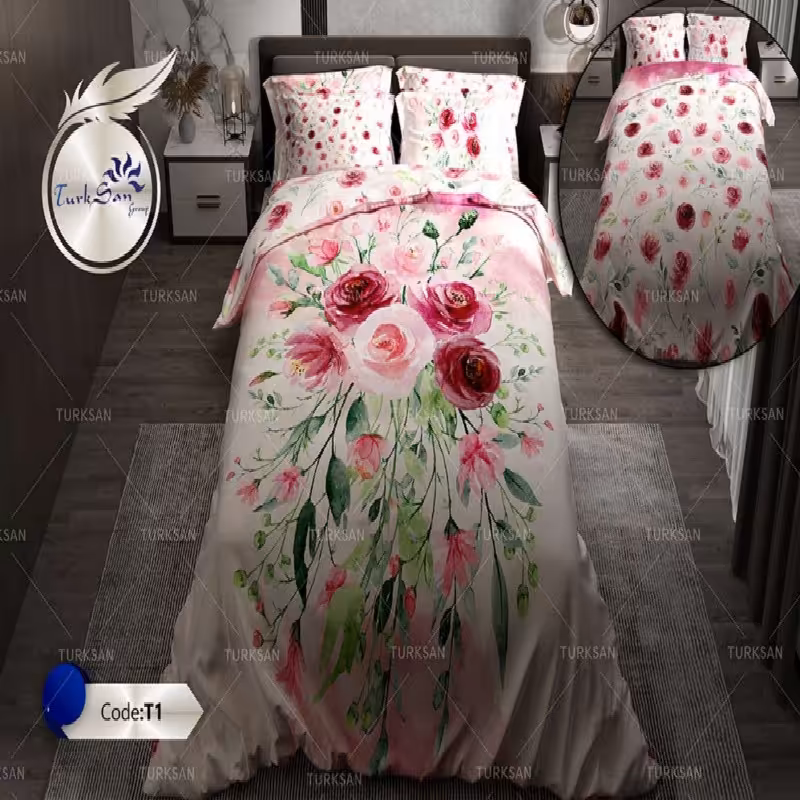 سرویس روتختی ترکسان کد T-1 دونفره 6 تکه دو رو