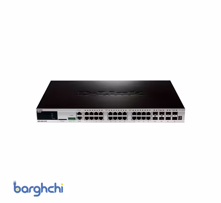سوئیچ مدیریتی 28 پورت دی لینک مدل DGS-3620-28TC