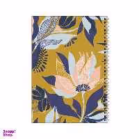 دفتر مشق 100 برگ بامبیلیپ طرح پترن گل دار کد 8545631